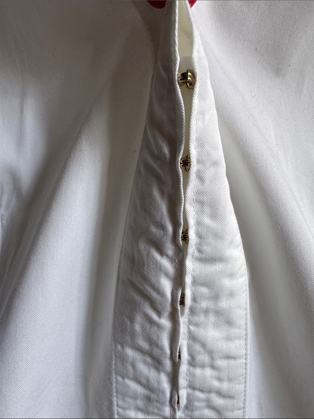Tory Burch White V-Neck Midi Dress with Back Zip - Picture 5 of 16
